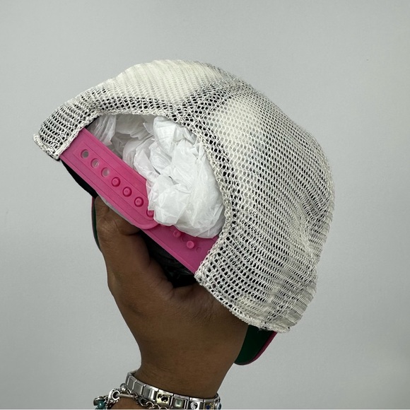 47 Duke University Pink Custom Bleach Splatter Dad Hat OS - Picture 6 of 8